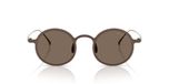 Giorgio Armani AR 6173T Lunettes de soleil homme marron rondes marron 46mm