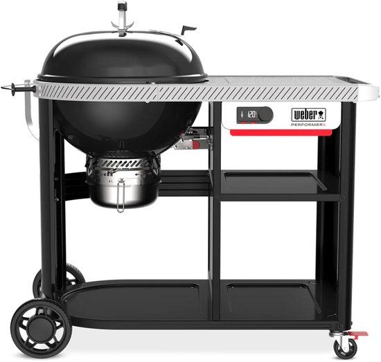 Weber Performer Premium Smart Houtskool BBQ Kogelbarbecue Zwart Staal/Keramiek 57 cm