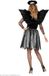 Widmann Rok Zwart Wit Halloween Dark Angel Femme M/L