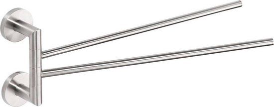 Sapho X-Steel - Draaibare Handdoekhouder - 42 cm - Geborsteld RVS