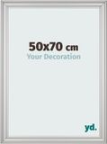 yd. Cadre photo 50x70 cm MDF Argent Mat Lazio