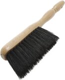 Anza Anza Schildersstoffer Biggetje Zwart Haar - Houten Handgreep - Geschikt voor Houten Vloeren