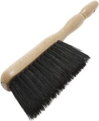 Anza Anza Schildersstoffer Biggetje Zwart Haar - Houten Handgreep - Geschikt voor Houten Vloeren