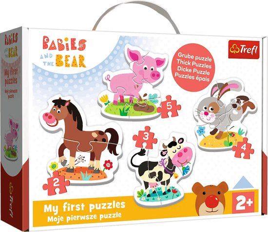 BABY PUZZEL BOERDERIJ DIEREN 14PCS - 2+ jaar - Karton