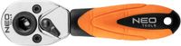 NEO Ratelsleutel 1/4 inch 105 mm Ergonomische Handgreep