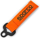 Sparco Sleutelhanger - Leren Keychain - Oranje