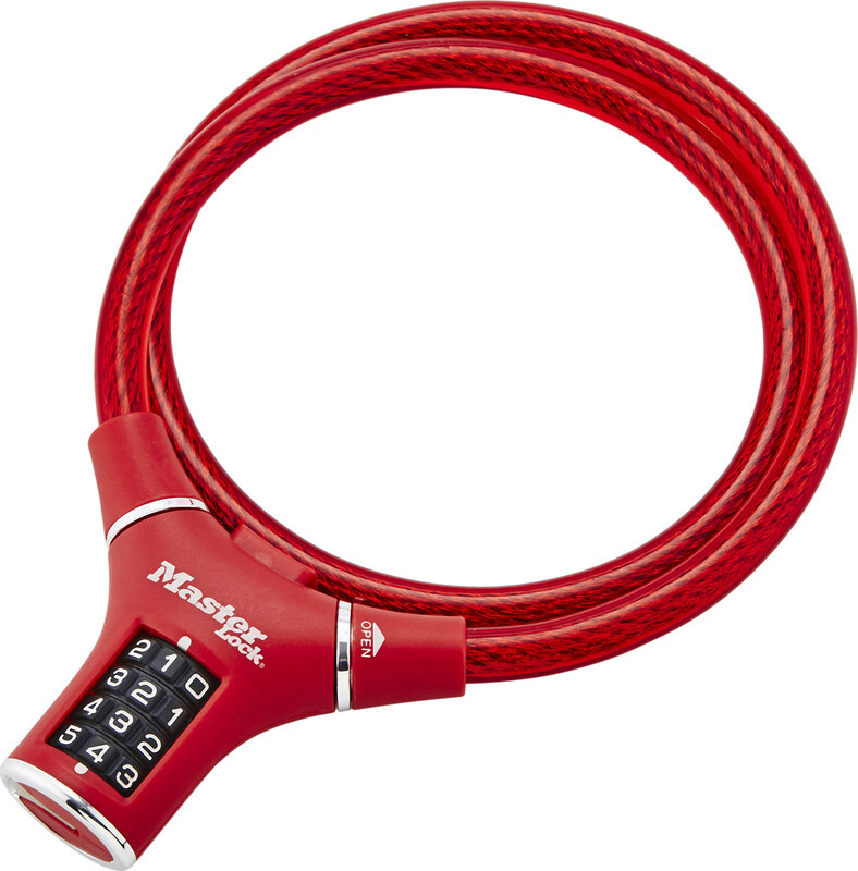 Masterlock 8229 Fietsslot 12mm x 900mm rood 2019 Fietssloten