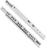 Famanu - Ladegeleiders gedeeltelijk uittrekbaar 342 mm, stalen laderails 10 kg draagvermogen, soepel