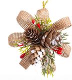 BigBuy Christmas Kerstversiering Multicolour Natuurlijk Plastic Vezel 10,5 x 4 x 20 cm (3 Stuks)