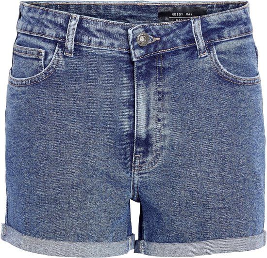 NOISY MAY NMMONI HW DNM SHORTS AZ358MB NOOS Women's Shorts - Size M - Medium Blue Denim
