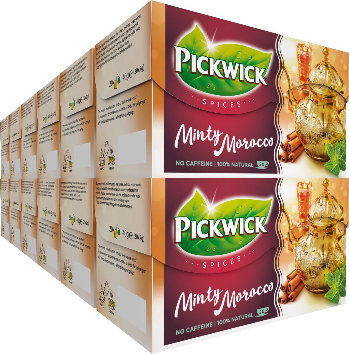 Pickwick Spices Minty Morocco Kruidenthee met Kaneel en Munt (240 Theezakjes)
