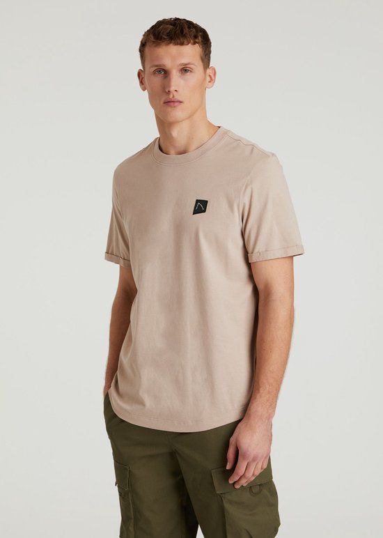 CHASIN' T-shirt Heren Regular Brody Beige