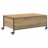 vidaXL Salontafel Artisan Eikenhout 91 x 55 x 32 cm