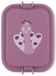 Trixie Brooddoos klein - Mrs. Peacock - RSV Lunchbox voor kinderen - Makkelijk te openen Broodtrommel - Paars