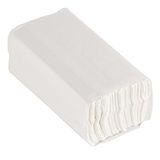 Jantex C-gevouwen handdoeken 2-laags wit