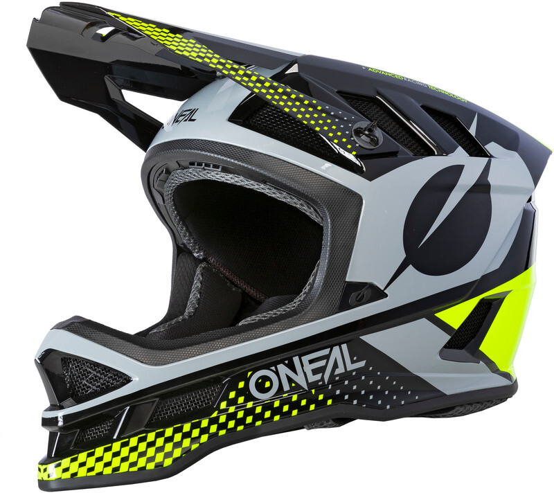 O'Neal Blade Polyacrylite Helm Ace, black/neon yellow/gray