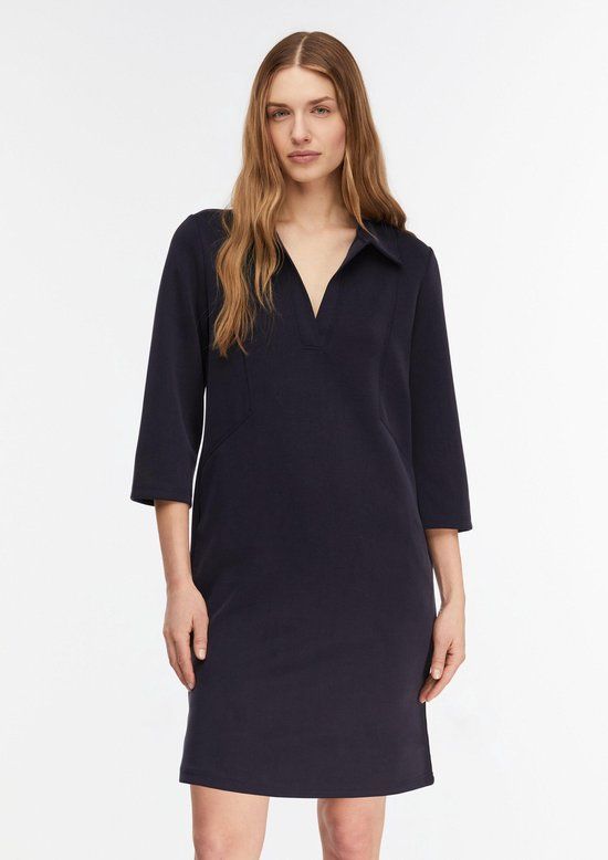 comma jurk navy