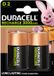 Duracell Batterij oplaadbaar 2xD 3000mAh Plus