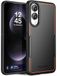 Poetic Neon Case voor Samsung Galaxy S25 Edge 5G, Dual Layer Heavy Duty Robuuste Lichtgewicht Slanke Shockproof Beschermhoes Telefoonhoes, Zwart