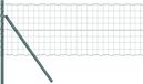 vidaXL Euro-hek met grondbevestiging, 50 x 0,4 m, PVC-Coated Staal, Groen