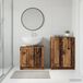 Maison Exclusive Ensemble de deux meubles de salle de bain exclusifs, modèle UTRECHT, en bois vieilli