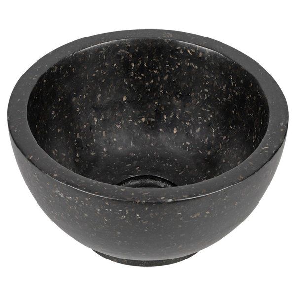 Differnz River waskom 25x12cm terrazzo zwart 36.102.27