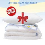 Swedish SKY All Year dekbed + 1 Hoofdkussen - Eenpersoons - Dekbed Set - 140x220 cm