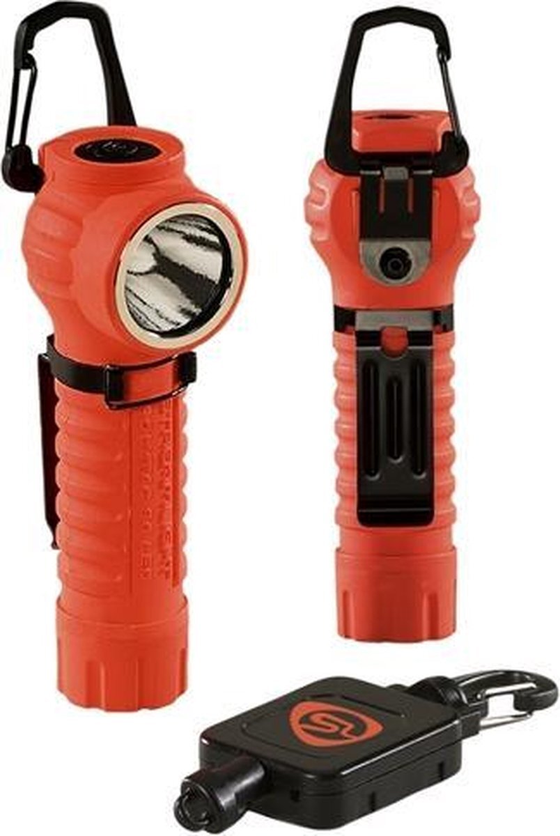 Streamlight PolyTac 90 - haakse LED zaklamp Oranje