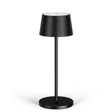 Stilosa Tafellamp, draadloos, led-tafellamp, draadloze dimbare lamp met touch, oplaadbaar, USB C, accu-tafellamp voor buiten, zwart