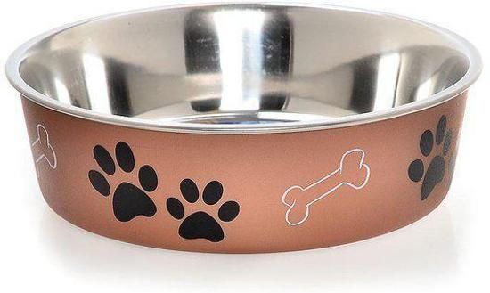 Loving Pets Bella Bowl - Voerbak - Medium 750ml - Koper