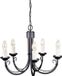 Elstead Lighting Lustre 5x E14 60W Dimmable Noir