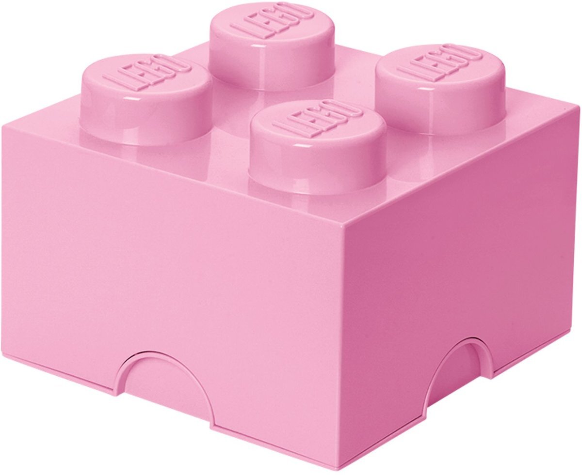 lego opbergbox brick 4 - Design Collection - roze