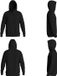 Kappa Hoodie Jalvo Zwart Polyester Lange Mouw Met Capuchon Heren Maat S
