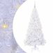 vidaXL Kunstkerstboom met 300 LED, Wit, 180 cm, PVC en Staal