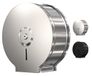 Jumbo toiletpapierdispenser, wandmontage, industriële toiletpapierhouder, commerciële kwaliteit, roestvrij staal, vergrendelende badkamerdispenser voor rollen van 9 inch