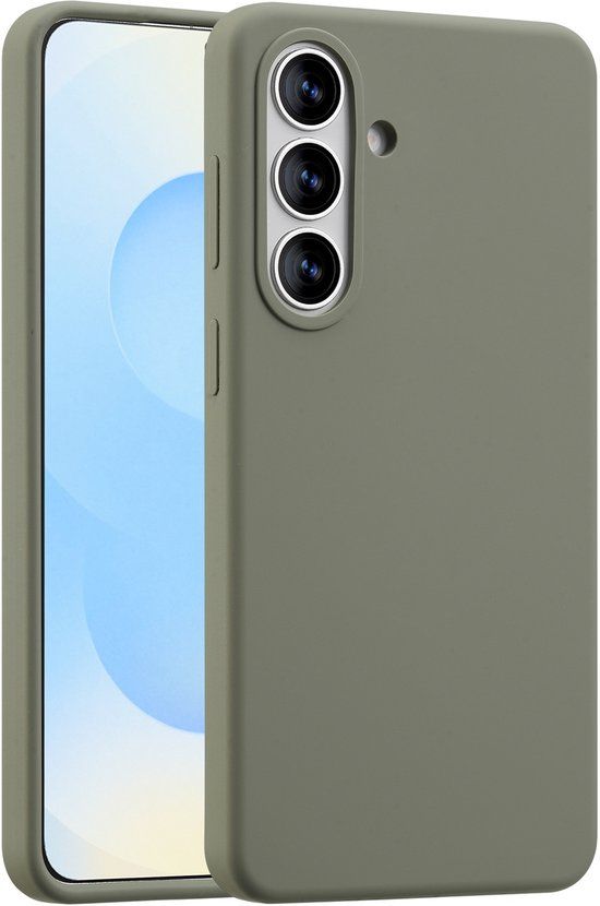 Accezz Liquid Silicone Backcover met MagSafe voor de Samsung Galaxy S26 Plus - Cooper Green