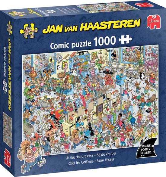 Plenty gifts spellen Jumbo Jan van Haasteren Bij De Kapper 1000 stukjes Legpuzzel
