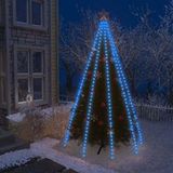 VidaXL Kerstboomverlichting met 400 LED's blauw net 400 cm