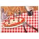 Merkloos Papieren Placemats "Pizza" 500 stuks (31x43cm)
