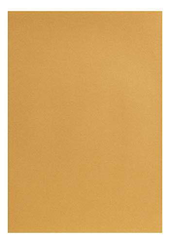 Clairefontaine 97380C Set van 25 vellen premium tekenpapier, DIN A4, 21 x 29,7 cm, 120 g, glad, ideaal voor droogtechniek en inlijsten, goud