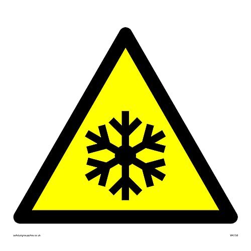 Viking Signs Pack van vijf - Sneeuwvlok Symbool Alleen Teken - 150x150mm - S15