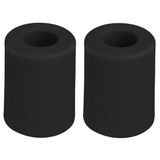 Benson Deurbuffers / deurstoppers rubbers - 2x - zwart - 50 x 35 mm