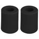 Benson Deurbuffers / deurstoppers rubbers - 2x - zwart - 50 x 35 mm