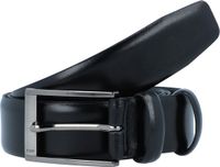 JOOP! Leren Riem Classic Coll. Belt 3,5 CM W95 Black Zwart