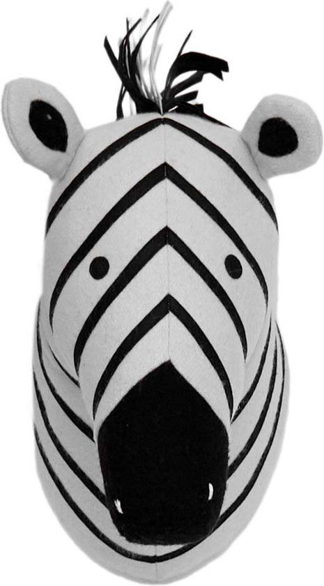 Prénatal Muurkop Zebra - Muurdecoratie - Kinderkamer - Wit