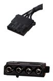 Xilence XZ183 4-pin voedingkabel Zwart