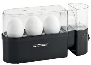 Cloer 6020 Eierkoker - Zwart - 3 Eieren - 300W