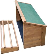Kerbl uitbreidingsset - voor kooi Fortuna - bruin - hout
