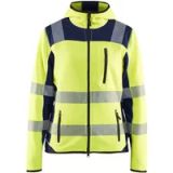 Blaklader Dames High Vis gebreid vest 4967-2120 - High Vis Geel/Marineblauw - XS