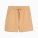 PUMA High Waist 5'' Shorts Beige Baumwolle/Polyester/Elasthan M